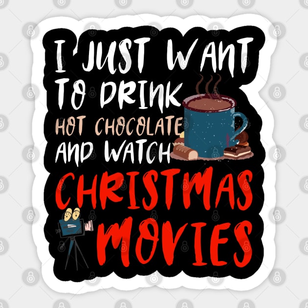 Christmas Movies and Hot Chocolate Sticker by A-Buddies